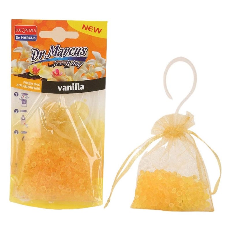 Car air freshener pendant with colorful fragrance beads, eco-friendly sachets, and fragrance bags; removes odors, no powder, and leaves a lasting fragrance.